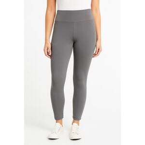 NWOT Isaac Mizrahi Live! Women Gray Slim Fit Legging Pants Size Large Regular